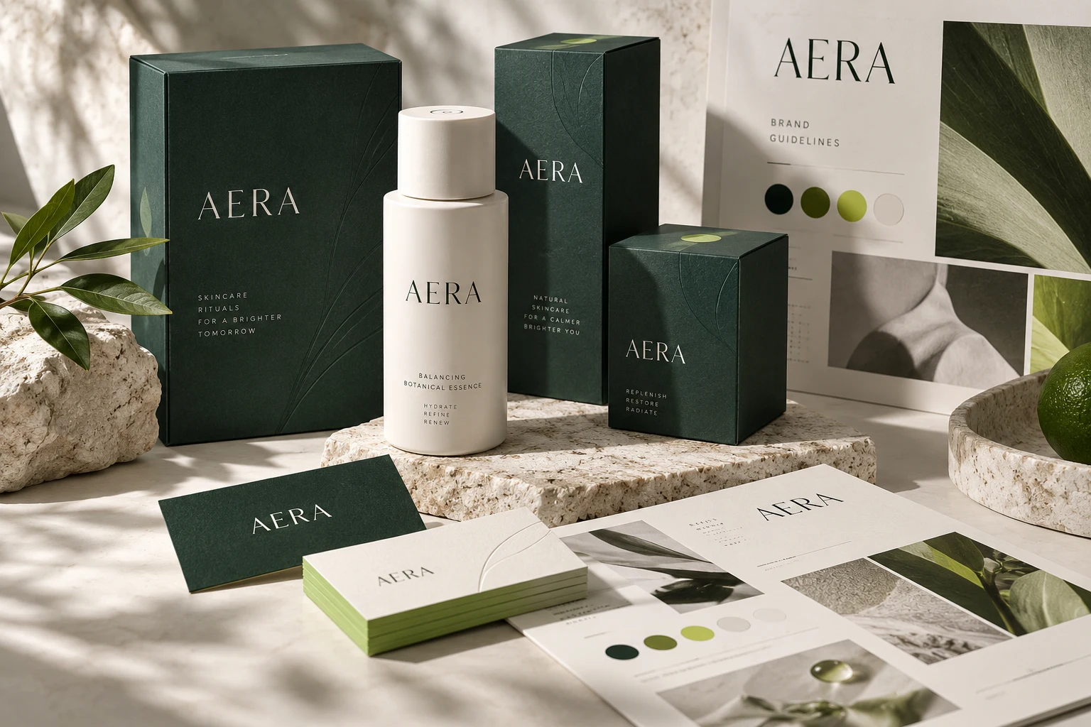 AERA brand identity / packaging concept